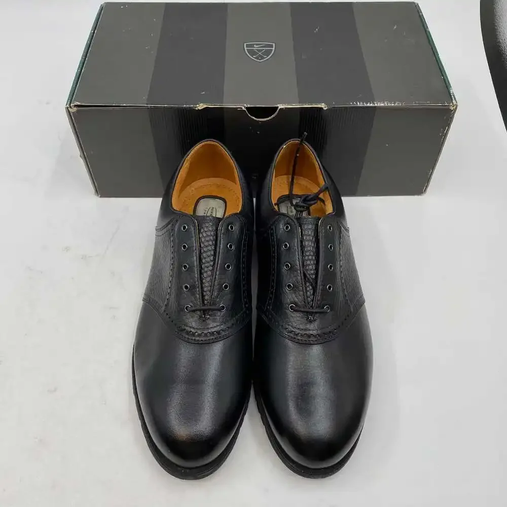 Nike Black Leather Oxford Golf Shoes | Men’s 10.5 Regular